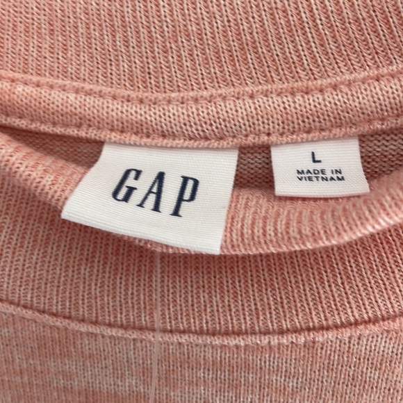 Brand new! salmon color puff sleeve lightweight sweater - Picture 3 of 4